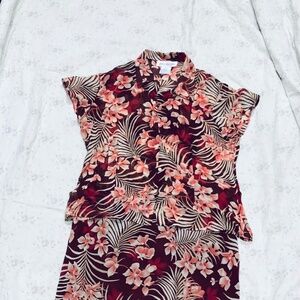 jones New York 100% silk vintage set